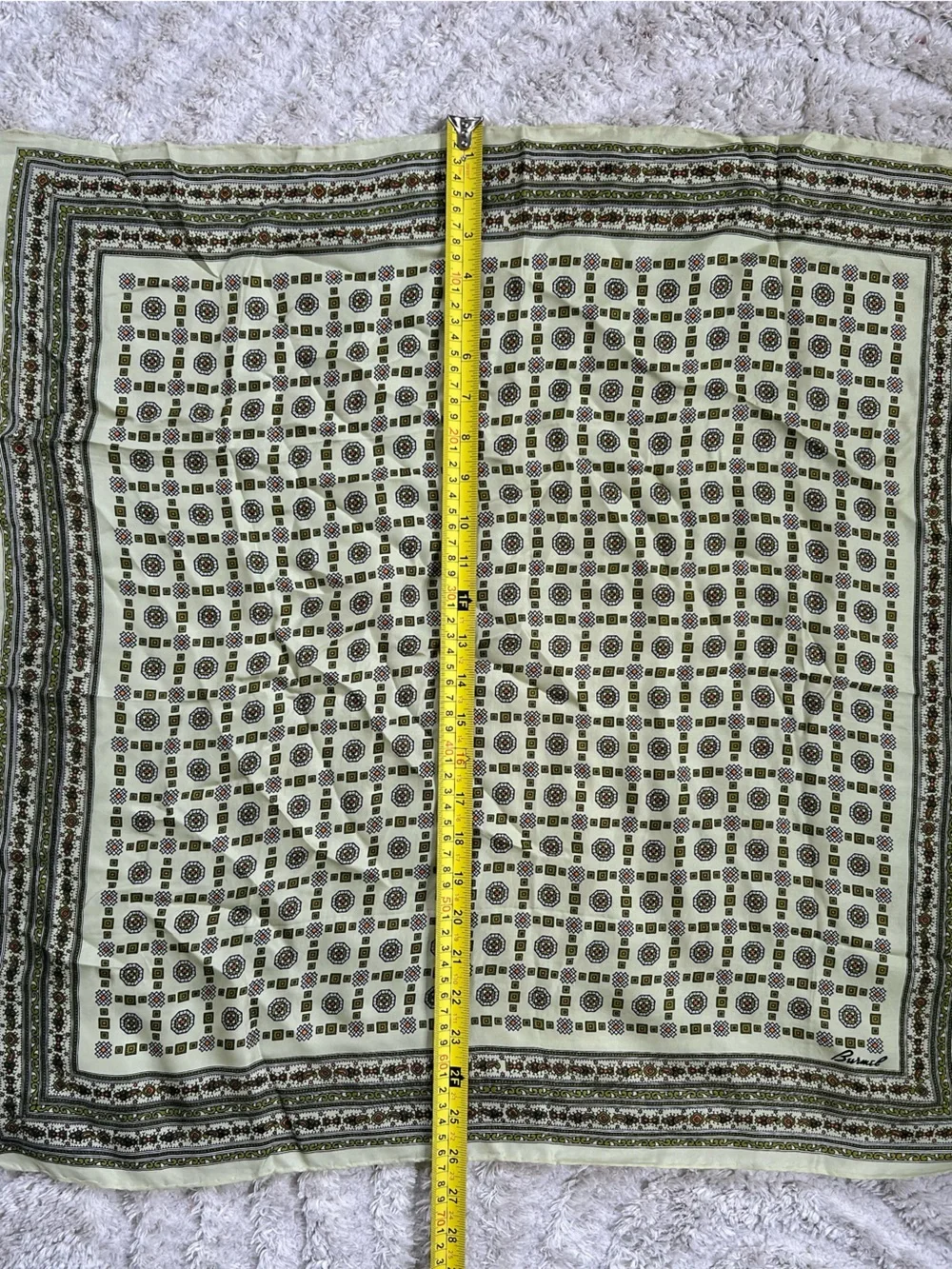 Vintage Burmel Silk Scarf